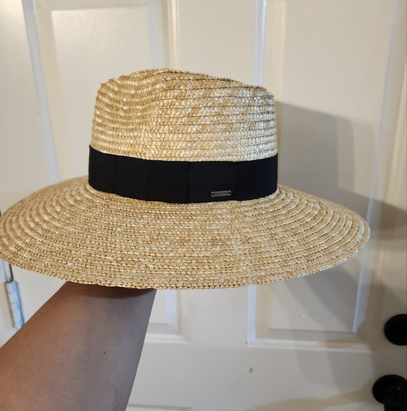Stylish Tan Straw Hat - Picture 4 of 11